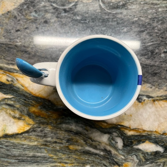 Burgos Spain Coffee Cup Mug with Spoon 12 oz. Like New Condition Displayed only - Picture 3 of 10